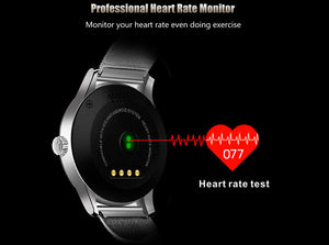 Smart Watch 1.22 Inch IPS Round Screen Support Sport Heart Rate Monitor Bluetooth SmartWatch For Apple Huawei IOS Android - virtualdronestore.com