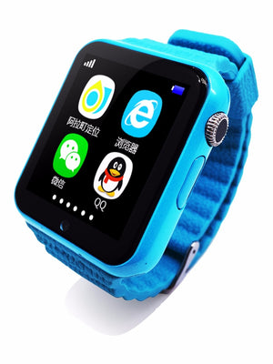New Fashion V7K GPS Bluetooth Smart Watch for Kids Boy Girl Apple Android Phone Support SIM /TF Dial Call and Push - virtualdronestore.com