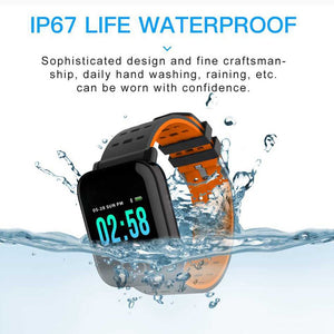 Smart Watch Heart Rate Blood Monitor Smart Band Sports Fitness Tracker Smart Bracelet Waterproof Wristbands Watch - virtualdronestore.com
