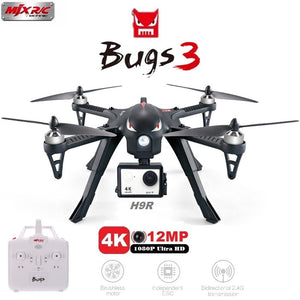 MJX Bugs 3 B3 RC Quadcopter Brushless Motor 2.4G 6-Axis Gyro Drone With H9R 4K Camera Professional Dron Helicopter - virtualdronestore.com
