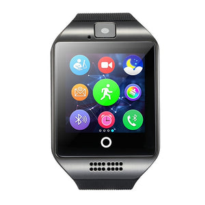 Smart Watch Clock Q18 With Sim Card Slot Push Message Bluetooth Connectivity Android Phone Better Than DZ09 Smartwatch Men Watch - virtualdronestore.com