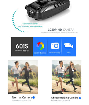 New RC Helicopter Drone Camera HD 640P/1080P WIFI FPV Selfie Drone Professional Foldable Quadcopter 20 Minutes Battery Life - virtualdronestore.com
