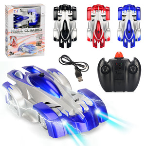 Remote Control Wall Climbing RC Car with LED Lights  Anti Gravity RC Car Toys For Children Control Remote Electric Race Car - virtualdronestore.com