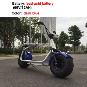 Cool Style Big 2 Wheel New Harley Electric Vehicle Adult Pedal Electric Bicycle Motorcycle Scooter With Seat Mileage 40km 1000W - virtualdronestore.com