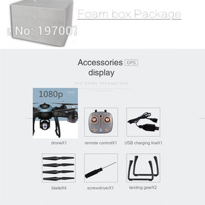 LH-X38G GPS Rc Drone Quadcopter With 1080P wifi FPV long distance Flying Have Follow me Circle fly mode big power Brush motor - virtualdronestore.com