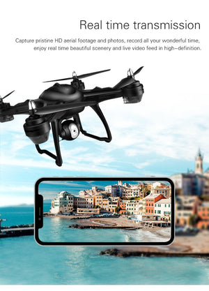 LH-X38G GPS Rc Drone Quadcopter With 1080P wifi FPV long distance Flying Have Follow me Circle fly mode big power Brush motor - virtualdronestore.com