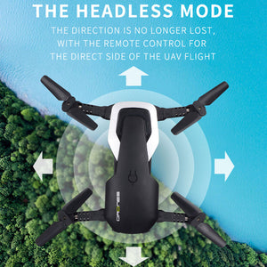 Foldable Drone Wifi FPV 480P/720P HD Camera High Fixd Headless Mode One Key Take-off with Remote Control Quadcopter - virtualdronestore.com