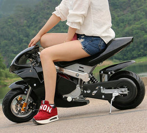 4-stroke 49cc two-wheel small off-road mountain mini motorcycle child petrol card moped - virtualdronestore.com
