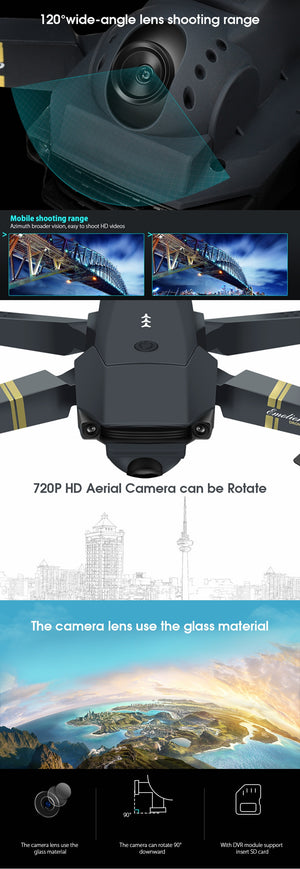 Foldable Arm HD Wide Angle Camera Drone - virtualdronestore.com