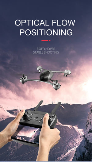 4K Drone With Camera HD 1080P Dron Optical Flow Positioning Quadrocopter Altitude Hold FPV Quadcopters follow me RC Helicopter - virtualdronestore.com