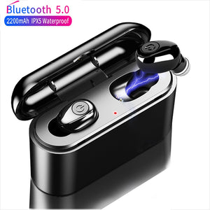 X8 TWS True Wireless Earbuds 5D Stereo Bluetooth Earphones Mini TWS Waterproof Headfrees with Charging Box 2200mAh Power Bank - virtualdronestore.com