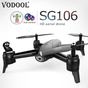 VODOOL SG106 RC Drone Optical Flow 1080P 720P HD Dual Camera FPV WiFi Real Time Aerial Video RC Quadcopter Aircraft Dron Camera - virtualdronestore.com