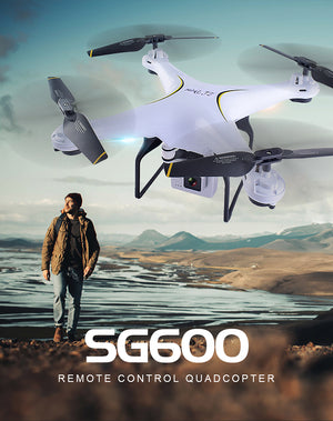 SG600 RC Dron With HD Camera 2MP 0.3MP  WIFI FPV Quadcopter Altitude Hold Headless Mode Quadcopter Helicopter Toy - virtualdronestore.com