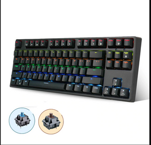 RK Royal KLUDGE Sink87G Mechanical Gaming Keyboard Blue Brown Switch Wireless 2.4G RGB LED Backlight for PC Laptop Notebook LOL - virtualdronestore.com