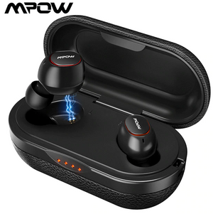 Mpow T5 TWS Bluetooth 5.0 Earphone 3D Stereo Wireless Handsfree Earphones Mini AptX Earbuds IPX7 Waterproof With 36H Playtime - virtualdronestore.com